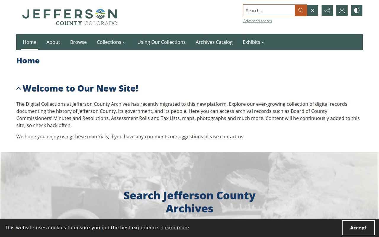 Jefferson County previous residents digital archives collection